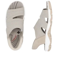 Best Rieker Ready 2 Go Sandal Dame Beige
