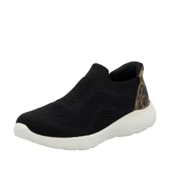 Clearance Rieker Ready 2 Go Sko Dame Sort