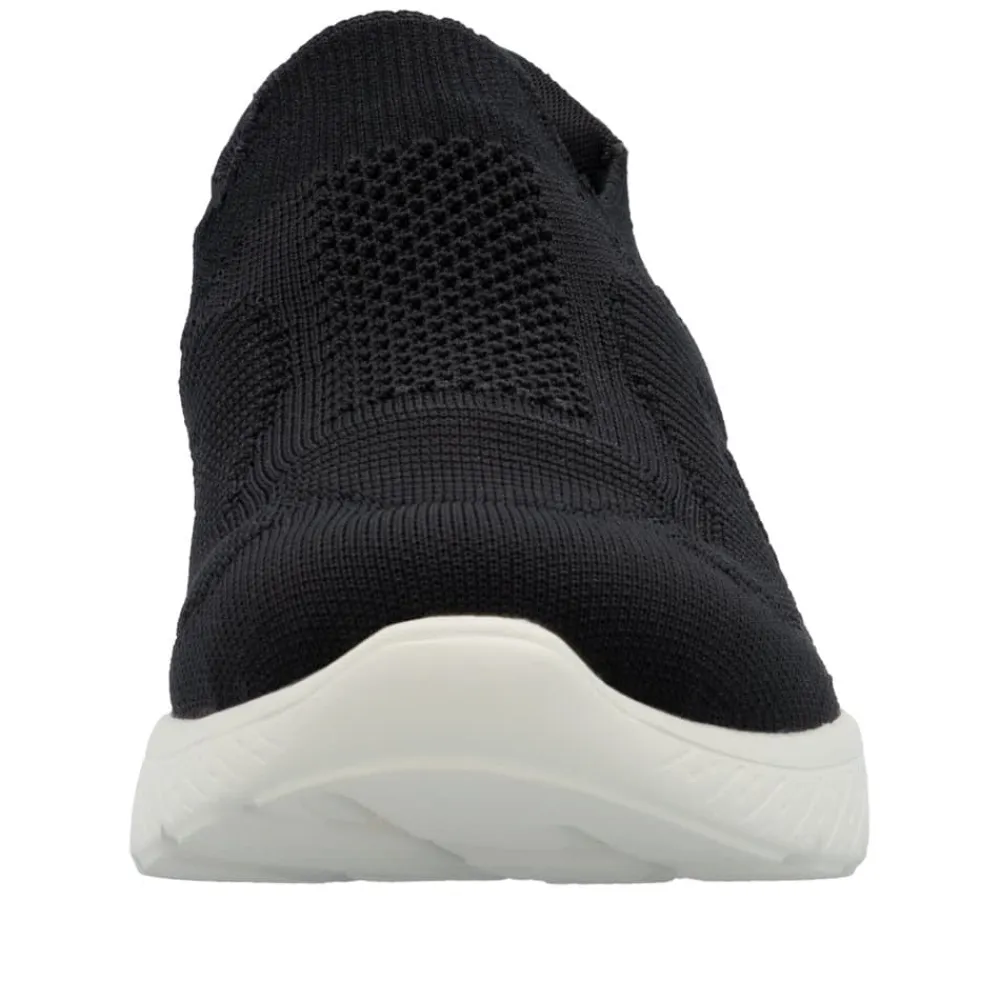 Clearance Rieker Ready 2 Go Sko Dame Sort