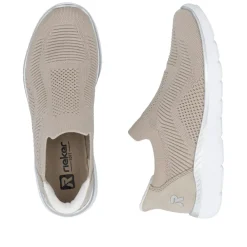 Rieker Ready 2 Go Sko Dame Beige