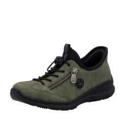 Hot Rieker Ready 2 Go Sneakers Dame Grøn