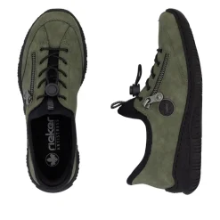 Hot Rieker Ready 2 Go Sneakers Dame Grøn