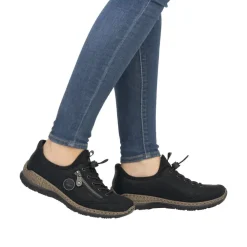 Online Rieker Ready 2 Go Sneakers Dame Sort