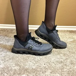 New Rieker Ready 2 Go Sneakers Dame Blå