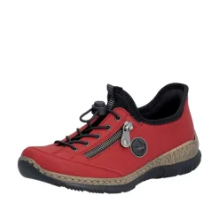 Best Rieker Ready 2 Go Sneakers Dame Rød