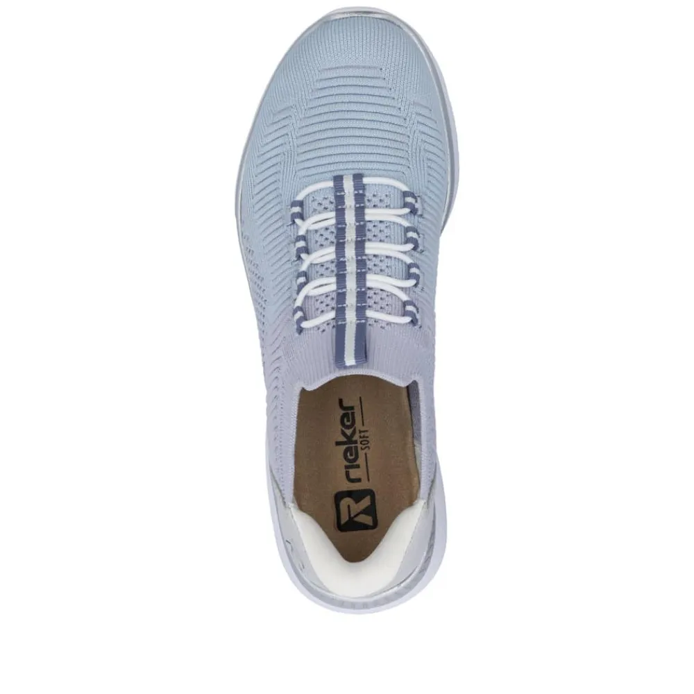 Hot Rieker Ready 2 Go Sneakers Dame Blå