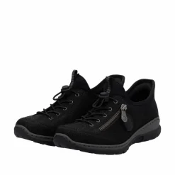 New Rieker Ready 2 Go Sneakers Dame Sort