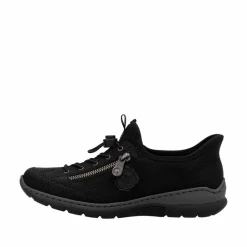 New Rieker Ready 2 Go Sneakers Dame Sort