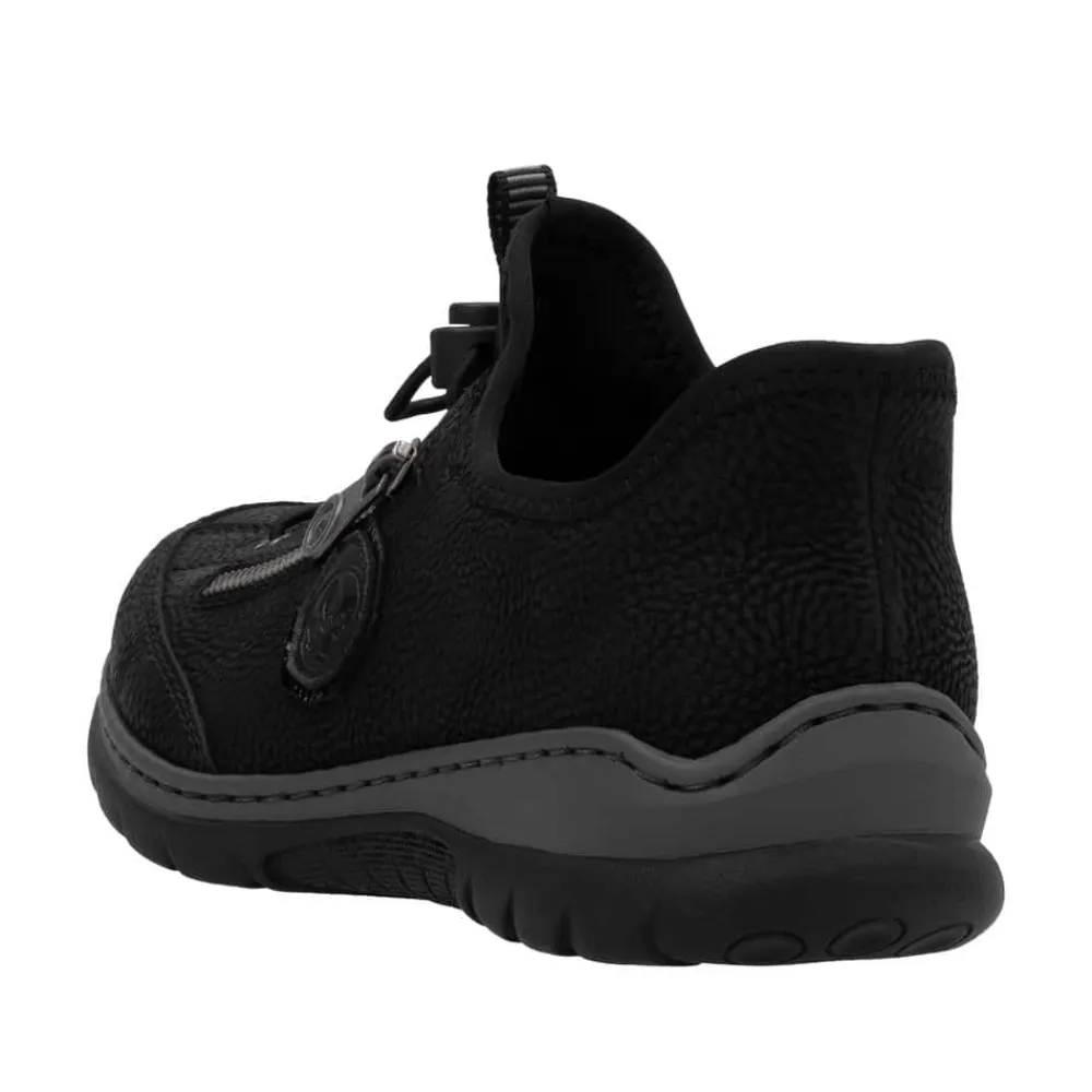 New Rieker Ready 2 Go Sneakers Dame Sort