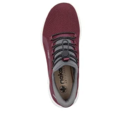 Rieker Ready 2 Go Sneakers Dame Rød