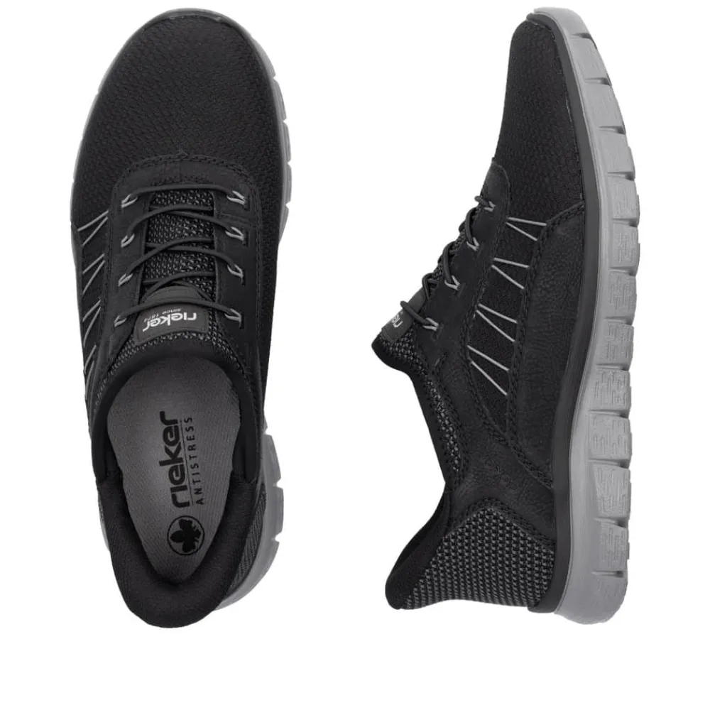 Hot Rieker Ready 2 Go Sneakers Herre Sort