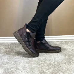 New Rieker Ready 2 Go Støvle Dame Rød