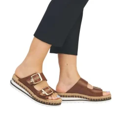 Online Rieker Sandal Dame Brun