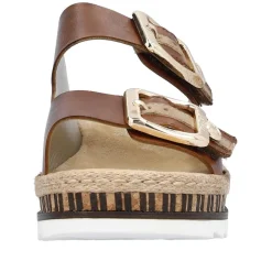 Online Rieker Sandal Dame Brun