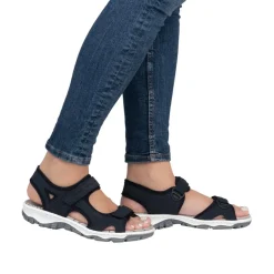 New Rieker Sandal Dame Blå