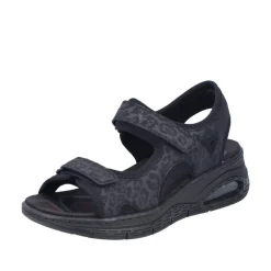 Clearance Rieker Sandal Dame Sort