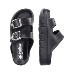 Clearance Rieker Sandal Dame Sort