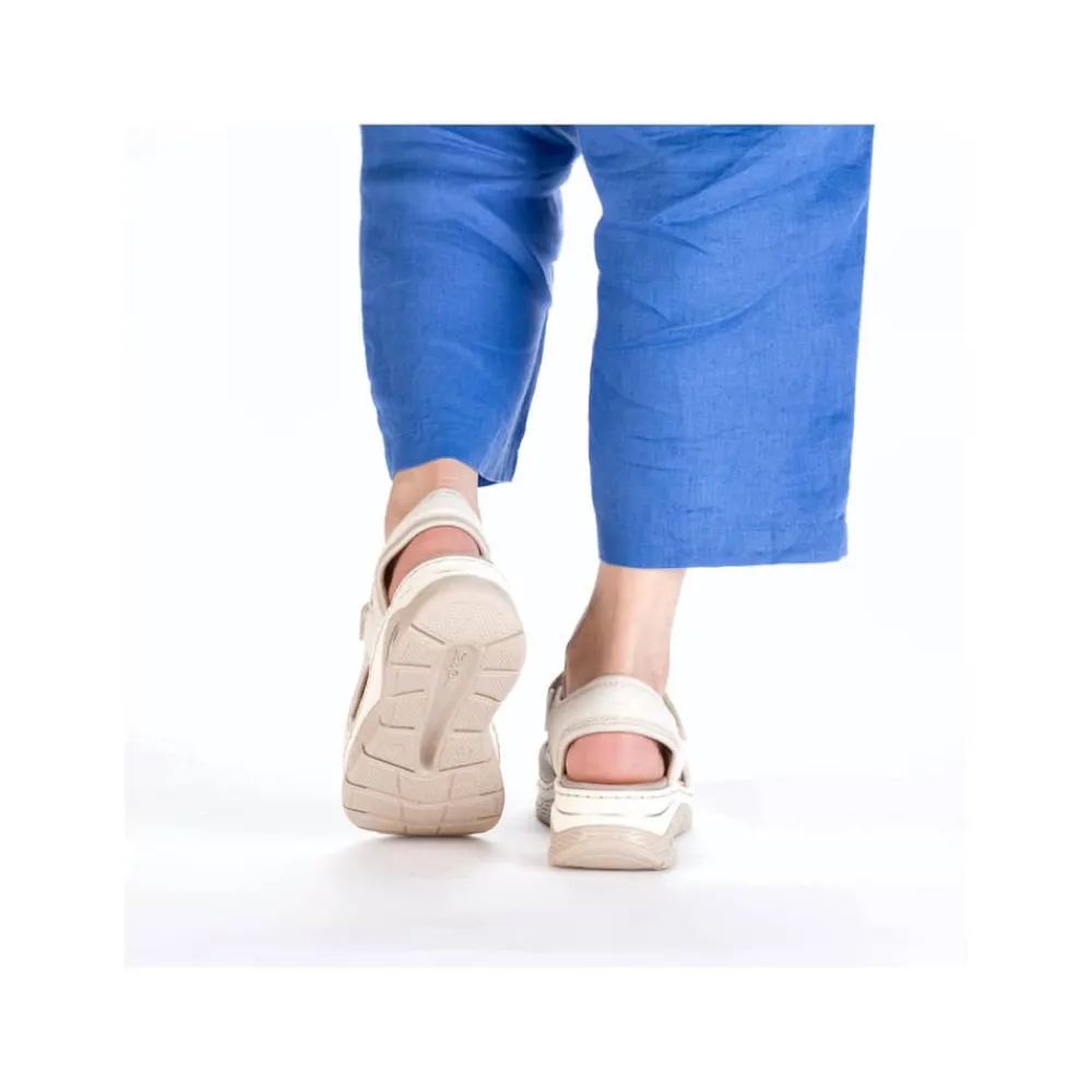 Best Rieker Sandal Dame Beige