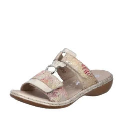 Hot Rieker Sandal Dame Rosa