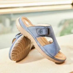 Rieker Sandal Dame Blå