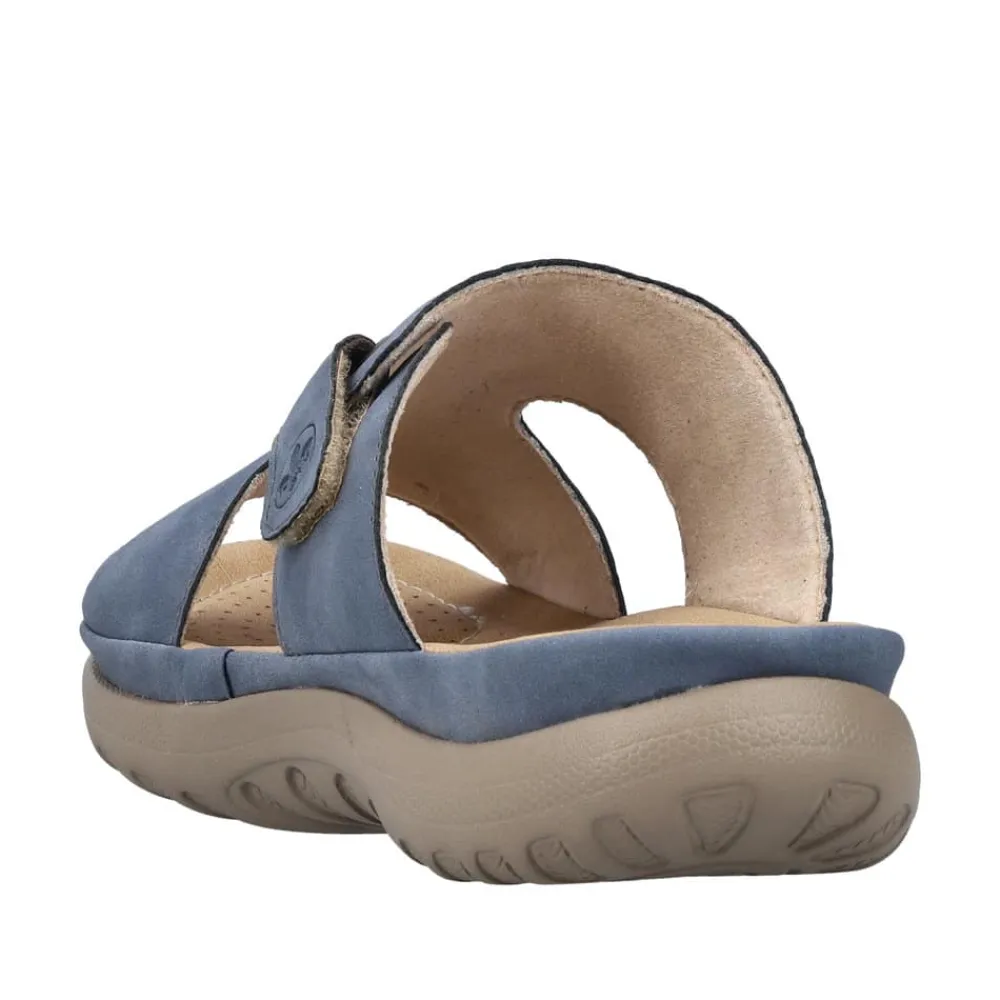 Rieker Sandal Dame Blå