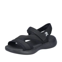 Outlet Rieker Sandal Dame Sort