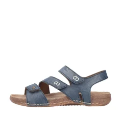 Best Rieker Sandal Dame Blå