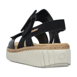 Hot Rieker Sandal Dame Sort