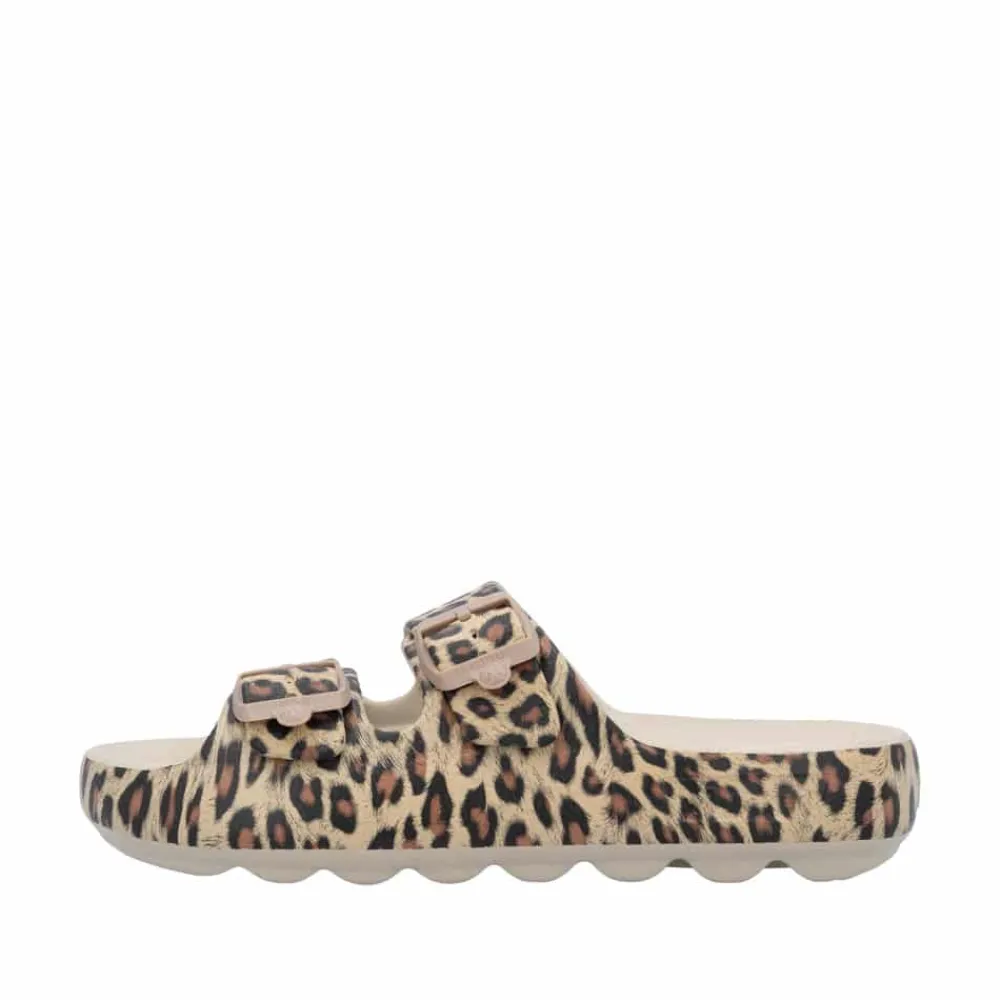New Rieker Sandal Dame Leopard