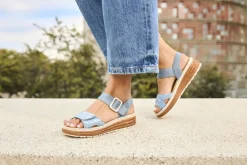 Outlet Rieker Sandal Dame Blå