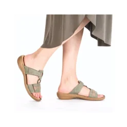 Clearance Rieker Sandal Dame Grøn