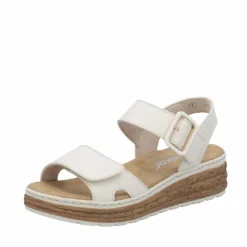 Hot Rieker Sandal Dame Beige