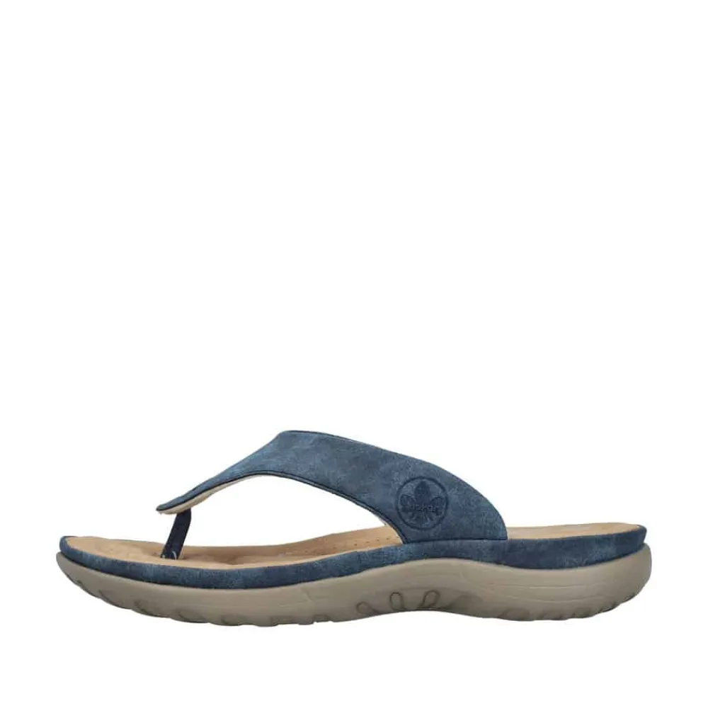 Clearance Rieker Sandal Dame Blå