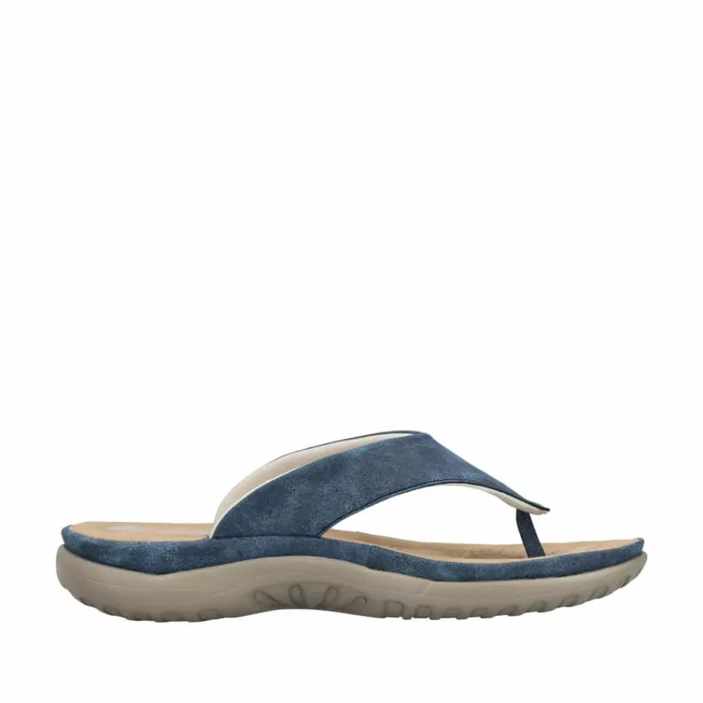 Clearance Rieker Sandal Dame Blå