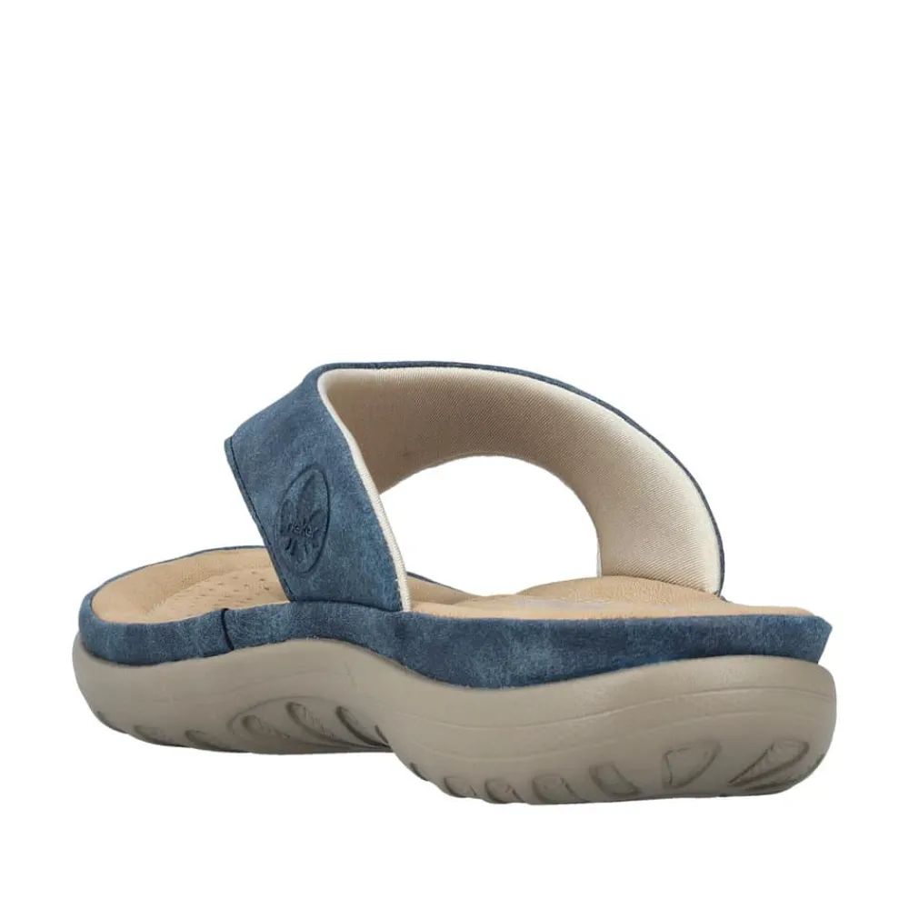 Clearance Rieker Sandal Dame Blå