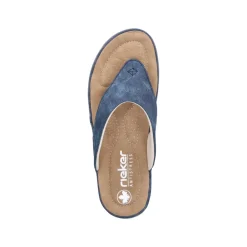 Clearance Rieker Sandal Dame Blå
