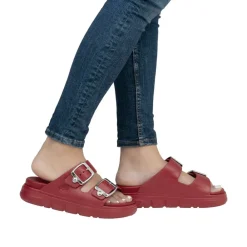 Rieker Sandal Dame Rød
