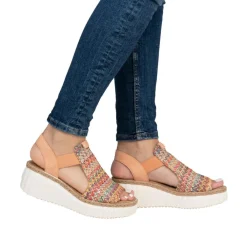 Rieker Sandal Dame Orange