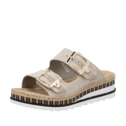 Outlet Rieker Sandal Dame Beige