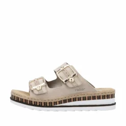 Outlet Rieker Sandal Dame Beige