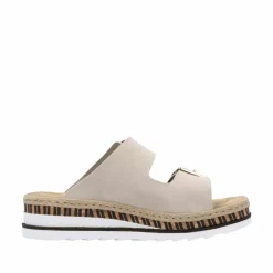 Outlet Rieker Sandal Dame Beige