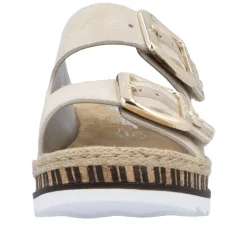 Outlet Rieker Sandal Dame Beige