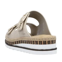 Outlet Rieker Sandal Dame Beige
