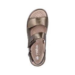 New Rieker Sandal Dame Bronze