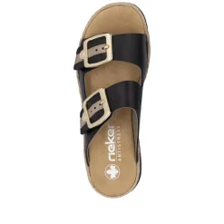 Outlet Rieker Sandal Dame Sort