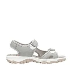Discount Rieker Sandal Dame Grå