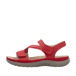 New Rieker Sandal Dame Rød