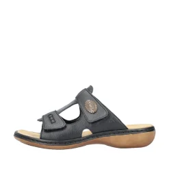 New Rieker Sandal Dame Sort