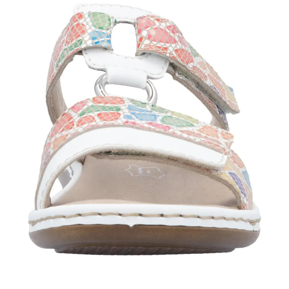 Discount Rieker Sandal Dame Hvid