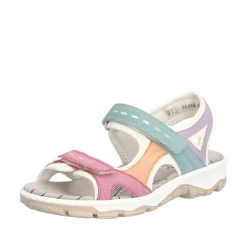 Hot Rieker Sandal Dame Rosa